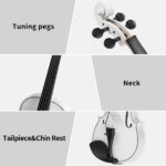 Do Not Sell on AmazonFull Size 4/4 Violin Set for Adults Beginners Students with Hard Case,Violin Bow,Shoulder Rest,Rosin,Extra Strings and Sordine - Image 6
