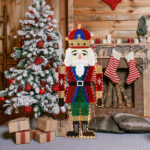 Lighted Nutcracker Christmas Yard Decorations, Pre-lit 2D Nutcracker Soldier with 162 LED Warm White Lights and Stakes for Xmas Outdoor Holiday Indoor Decor Lighted Holiday Displays - Image 13
