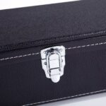 Replace 48950444 5-String 6-String Microgroove Pattern Leather Wood Banjos Case Black - Image 12