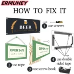 CIFbuy Inspirational Metal Tin Sign No Excuses Stay Humble Gym Wall Decor For Home Office Cafe Bar Pub Man Cave (TikTok, temu pick-up service) - Image 3