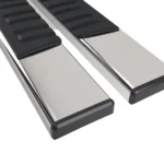 6" Side Step Running Board fit for Chevy GMC Silverado Sierra HD 2019-2025 Black - Image 5