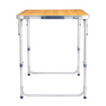 4Ft Portable Multipurpose Folding Table wood grain color - Image 5