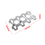 Intake Manifold Adapters Fit for LS Cathedral Port Cylinder Head to Rectangle Port Chevrolet Corvette Camaro SS Pontiac G8 GXP 551316 - Image 3