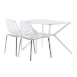 4pcs Bird's Nest Style Lounge Chair White - Image 23