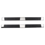 Black Side Running Board fit for Chevy Silverado 1500 Double Cab 1999-13 500LBS