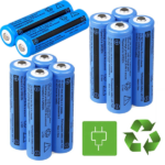 10pcs 18650 Lithium Batteries 3.7V Li-ion Rechargeable Battery For Torch Headlight (US Logistics For USPS/DHL/Fedex/UPS. No designated logistics accepted TK/TMEU only For self-pickup - Image 7