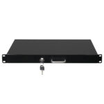 Do Not Sell on Amazon 19" 1U Steel Plate DJ Drawer Equipment Cabinet with Keys Black - Image 4
