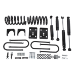 3" / 5" Drop Lowering Flip Kit Fit for Chevrolet C10 GMC C15 1973-1987 Springs & Shocks Black - Image 2