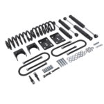 3" / 5" Drop Lowering Flip Kit Fit for Chevrolet C10 GMC C15 1973-1987 Springs & Shocks Black - Image 3