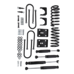 3" / 5" Drop Lowering Flip Kit Fit for Chevrolet C10 GMC C15 1973-1987 Springs & Shocks Black - Image 4