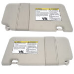 Pair of Left and Right Side Sun Visor Fit for Nissan Versa 1.6L 1.8L 2007-2012 - Image 5