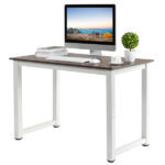 110cm Decent High Strength Wooden Computer Desk Gray - Image 5