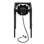 Replace 41519182 Outdoor Camp Stove High Pressure Propane Gas Cooker Portable Cast Iron Patio Cooking Burner (Single Burner 75000-BTU)