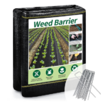 XISHAN 3'X300' Black HDPE 70 Gram Weed Barrier Fabric - Image 5