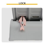 80*34*86CM, Gray PP track connector assembly, Round shape with gray carpet + 1 cat teaser stick, 15kg cat treadmill - Image 5