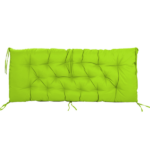 Outdoor Swing Cushions 60 Inch, Waterproof 4" Thick Porch Swing Cushion Replacement with Backrest and Ties, Comfortable 2-3 Seat Pation Swing Pad for Backyard, Garden, Lawn, Outdoor Furniture grass green - Image 7