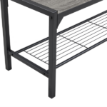 Same Code 99109540 Dining Table Set for 4, Kitchen Table with 2 Chairs and a Bench, 4 Piece Kitchen Table Set for Small Space, Home Kitchen Bar Pub Apartment, Gray - Image 10