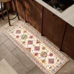 Boho Kitchen Rug Sets 4 Piece with Runner Non Slip Kitchen Rugs and Mats Washable Kitchen Mats for Floor Thick Kitchen Floor Mat Carpet Runner Rugs for Hallway Laundry Holiday Decor - Image 10