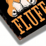 CIFbuy Cute Corgi Dog Butt Metal Wall Sign 8x12 Inch, 2D Flat Iron Art Wall Decor With Talk To The Fluff Phrase, Durable Welsh Corgi Th TikTok, TikTok, i Th Self-pickup Logiopics - Image 6