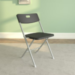Resin Seat & Back Folding Chair, Black, 4-Pack (Shipment from Walmart) - Image 5