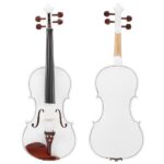 Do Not Sell on Amazon GV103 4/4 Spruce Panel Violin Matte White - Image 6