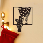 CIFbuy™ Showcase Your Unique Style With Exquisitely Crafted Zebra Metal Wall Art - Minimalist Design, Versatile Decor For Office & Living Room Wall Sculptures.(TikTok/temu self-pickup orders) - Image 4