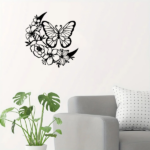 CIFbuy Moon Phase Butterfly iron Wall Art Bohemian Hanging Decor Indoor Outdoor Waterproof Sculpture Gift (TikTok, temu pick-up service) - Image 4