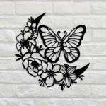 CIFbuy Moon Phase Butterfly iron Wall Art Bohemian Hanging Decor Indoor Outdoor Waterproof Sculpture Gift (TikTok, temu pick-up service) - Image 6