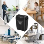 12-Sheet Paper Shredder for Home, Quiet Cross Cut Shredders, P-4 Ultra Security, 4.5 Gal Bin, Shred Quietly for Shred for Credit Card, Mail, Staples, <58 dB(OL12) - Image 10