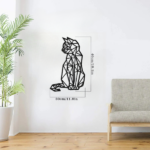 CIFbuy 1PC Handmade animal metal wall art, rural wrought iron interior and exterior decoration, whimsical silhouette design, living room, bedroom,(TikTok/temu self-pickup orders) - Image 31