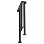 [Same Code 21862947 70638141]Artisasset Matte Black Outdoor 1st Tier Iron Handrail - Image 14