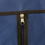 5-Layer 12-Compartment Non-woven Fabric Wardrobe Portable Closet Navy (133x46x170cm) - Image 4
