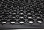 Bar Kitchen Industrial Multi-functional Anti-fatigue Drainage Rubber Non-slip Hexagonal Mat 60*90cm[Same code: 31236019] - Image 9