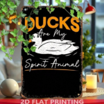 CIFbuy Vintage Ducks Are My Spirit Animal Metal Tin Sign 8x12 Inch Rustic Farmhouse Wall Decor For Kitchen Bathroom Office Durable Home TikTok, TikTok, Self-pickup Logiopics - Image 4