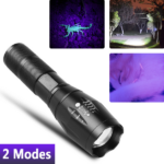 2 IN 1 LED Flashlight UV + white Zoomable LED Flashlight Detection Lamp(US Logistics only For USPS.TK/TMEU only For self-pickup)