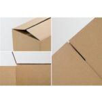 100 Corrugated Paper Boxes 4x4x4" 10*10*10cm Yellow - Image 2