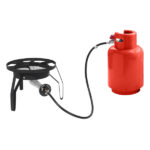 Ey31-54 Outdoor Furnace Round Furnace 20W BTU Head Diameter 26cm With 1.2m Leather Tube With 0-20psig High Pressure Valve - Image 11