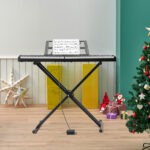 Do Not Sell on Amazon GEP-204 61Key Folding Piano Semi-Weighted Standard Keyboards Digital Piano with Bluetooth, Handbag for Piano Lover Black color - Image 2