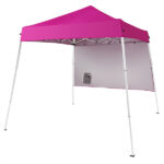 6x6ft Pop Up Canopy Tent, Outdoor Tent Canopy Foldable Portable Canopies for Camping, Patio, Easy Up Gazebo Canopy with Carry Bag Slant Legs pink - Image 7