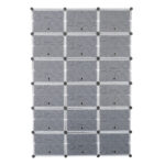 12-Tier Portable 72 Pair Shoe Rack Organizer 36 Grids Tower Shelf Storage Cabinet Stand Expandable for Heels, Boots, Slippers, Black - Image 10
