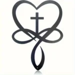 CIFbuy Metal Baked Paint Hollowed Cross Wall Art Christian Religious Home Decor (TikTok, temu pickup) - Image 21