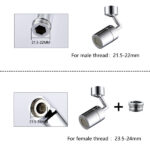 Brass Faucet Aerator M22 X M24 Sink Aerator for Tap Chrome - Image 7