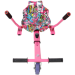 Hoverboard Seat Attachment Go-Kart,Fits 6.5" 8"10" Hoverboards,Sturdy Adjustable Off-Road Frame,Hover Cart for Family Fun,not include Hoverboard,Pink - Image 14