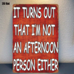 CIFbuy Generic Vintage Humorous Slogan Metal Sign 8x12 Inch" , Rustproof Decorative Plaque Iconic Character Inspirational Artwo 8xikTok, 8xikTok, t Self-pickup Logiopics - Image 7