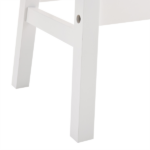 Same Code 38873429 2pcs Pine Wood Saddle Seat Bar Stool White - Image 11