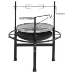 85*85*108cm Round Iron Spray Grill Black - Image 3