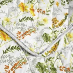 Floral Quilt 3 Pieces Microfiber Quilt Sets Lightweight Bedspreads Botanical Coverlets Quilt Bedding Set All Season Quilts - Image 3