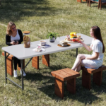 31" Round High-Top Folding Table, White(Shipment from Walmart) - Image 11