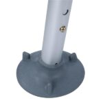 Medical Bathroom Safety Shower Tub Aluminium Alloy Bath Chair Transfer Bench with Back & Handle Blue - Image 3