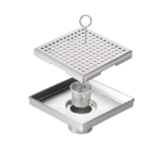 6 inch Grid Shower Floor Drain - Image 4